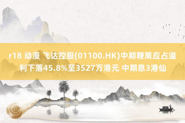 r18 动漫 飞达控股(01100.HK)中期鞭策应占溢利下落45.8%至3527万港元 中期息3港仙